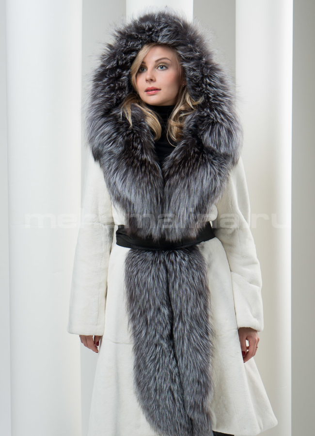 Шуба Rex с чернобуркой по борту модель № S-90 в кредит Шуба Rex с чернобуркой по борту модель № S-90 в кредит