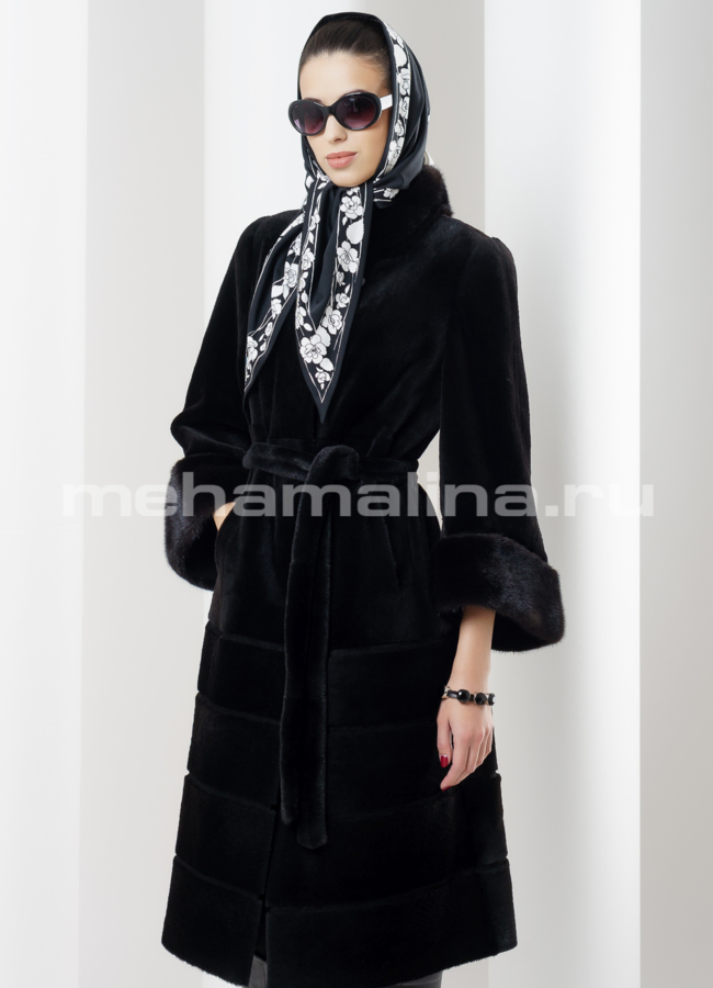 Шуба нутрия модель № S-465 универмаг малина