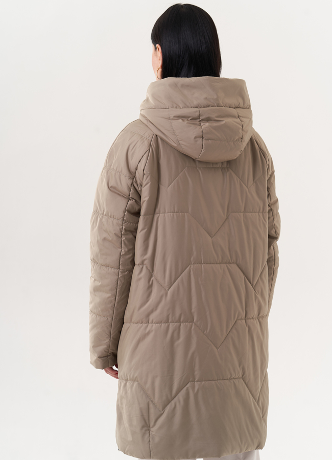 Пуховик демисезонный с капюшоном модель № 25036 универмаг малина