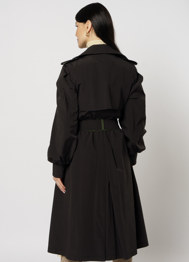 Плащ женский с английским воротником и поясом модель № 20461 в кредит