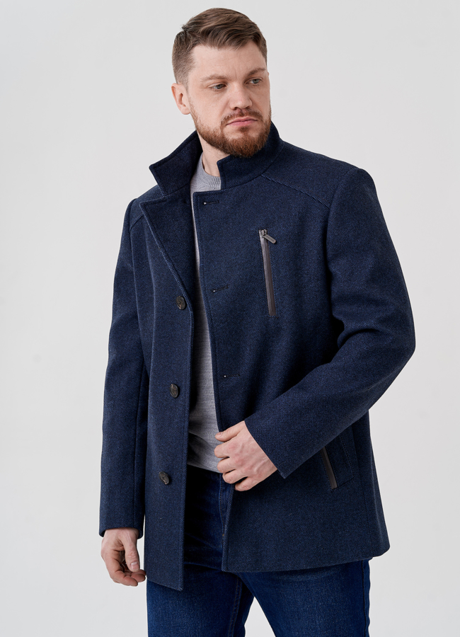 Мужское пальто  модель № 24348 универмаг малина