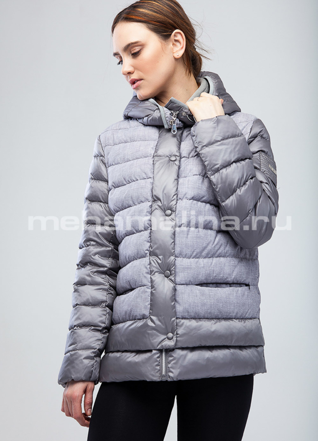 Куртка Clasna модель № П-169 меха малина