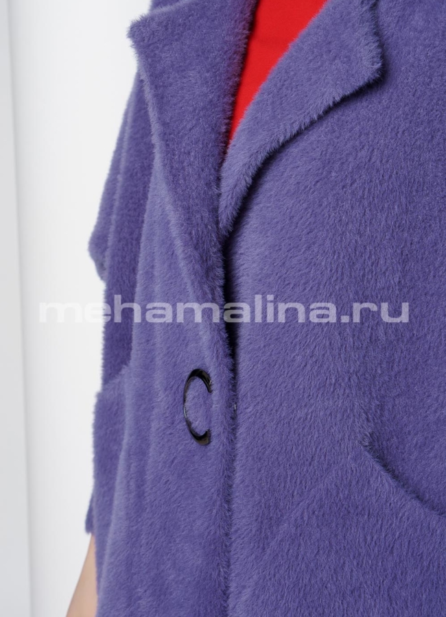 Кардиган oversize фиолетового цвета модель № 20519 в рассрочку