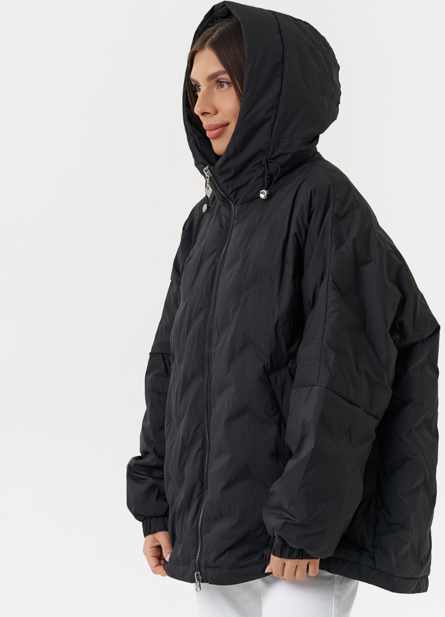 Женская куртка с капюшоном модель № 27871 универмаг малина