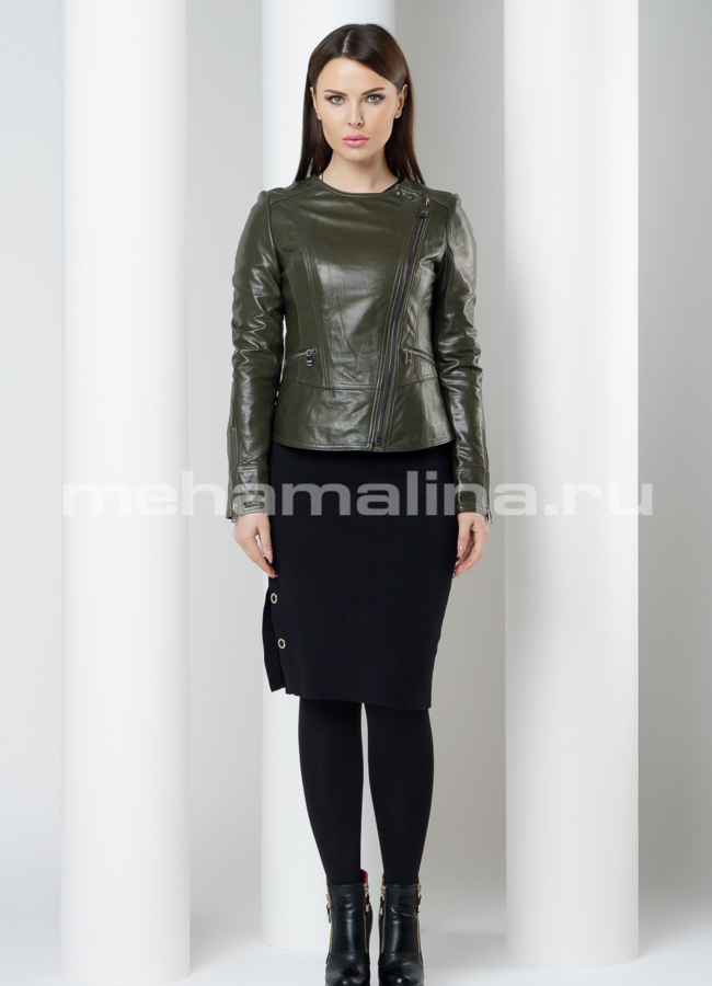 Куртка из натуральной кожи модель № 10632 в рассрочку