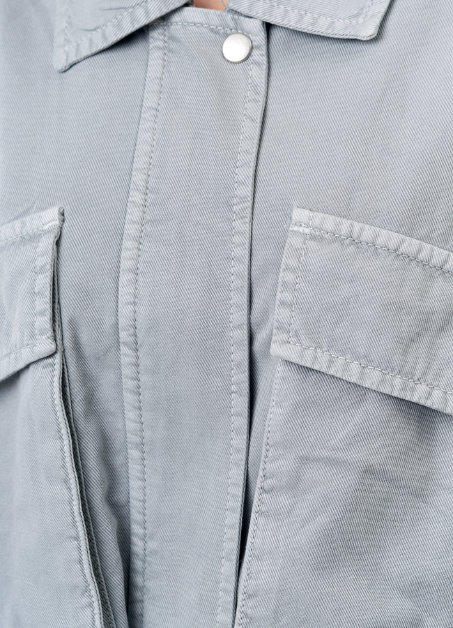 Светлая джинсовая куртка модель № 21244 универмаг малина