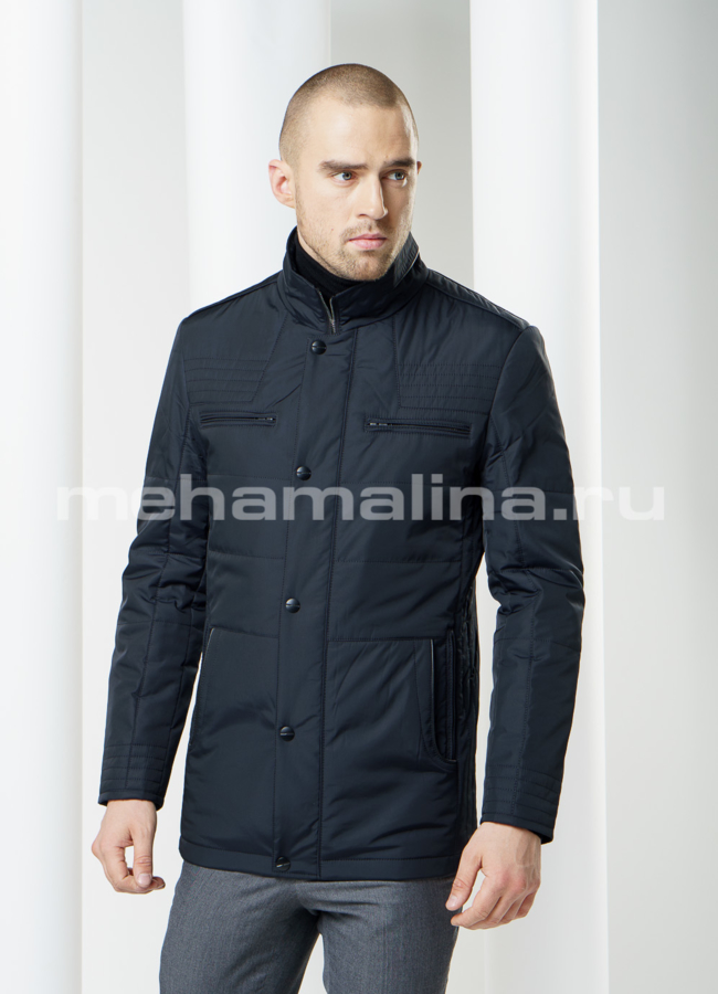 Куртка удлиненная модель № KP-107 меха малина Куртка удлиненная модель № KP-107 меха малина