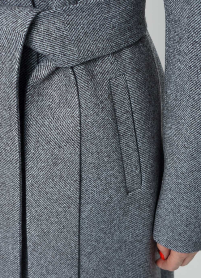 Женское приталенное пальто модель № 19102 универмаг малина Женское приталенное пальто модель № 19102 универмаг малина