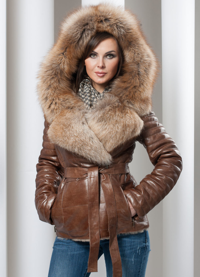 фото Дубленка укороченная, цвет беж антик модель № D-71 фото Дубленка укороченная, цвет беж антик модель № D-71