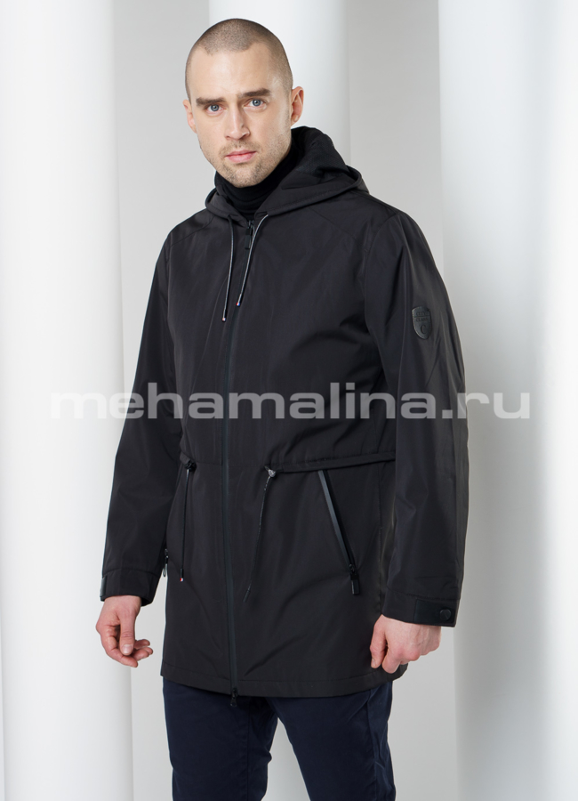 Мужская куртка с капюшоном модель № KP-204 универмаг малина