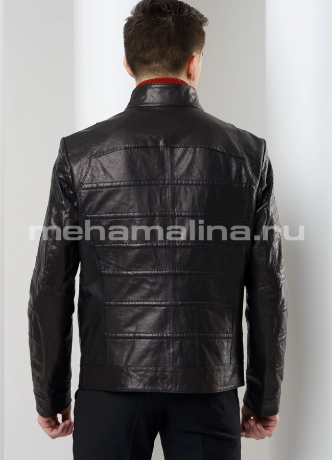 Кожаная куртка модель № KP-168 в кредит