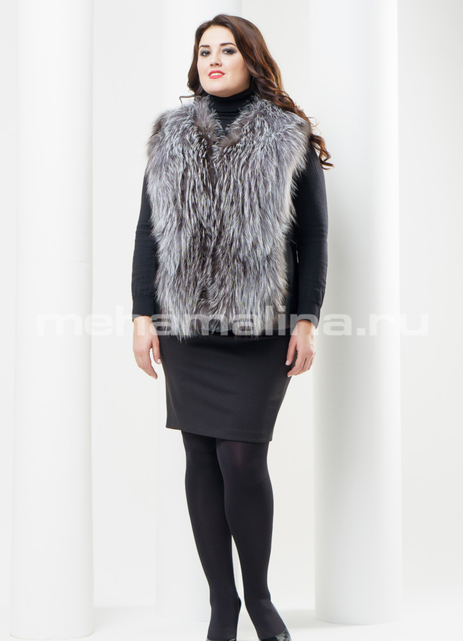 фото Жилет с чернобуркой модель № M-95