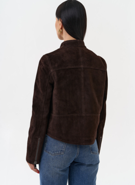 Женская куртка из замши