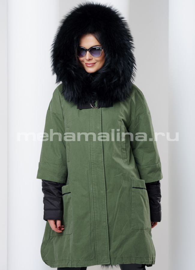 Парка женская модель № П-96 универмаг малина