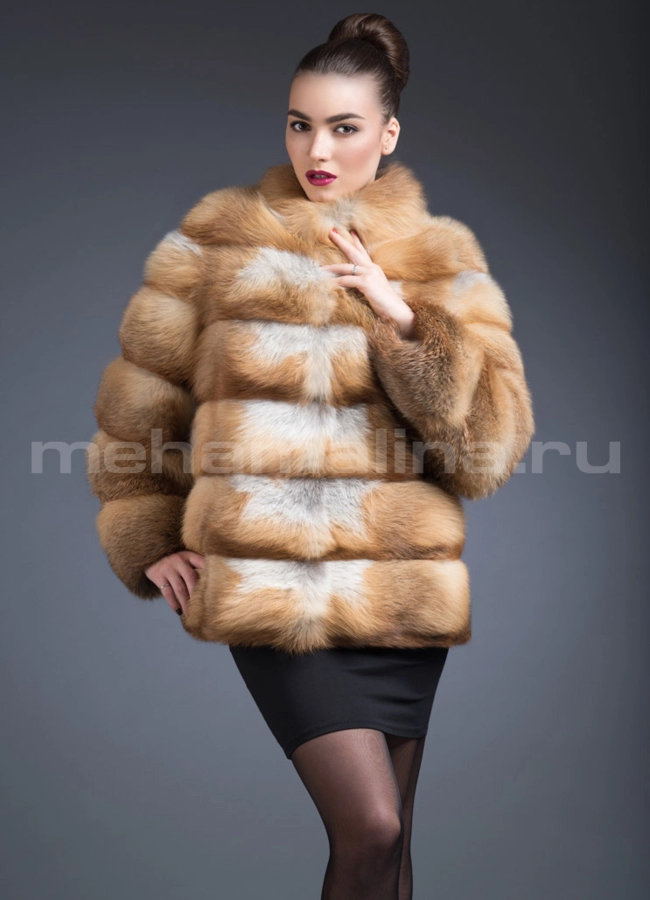 Шуба из лисы 