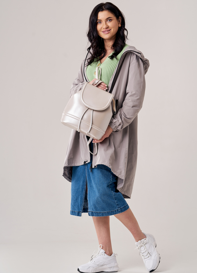 Рюкзак женский из эко кожи розового цвета модель № ZR 5819-2 в рассрочку