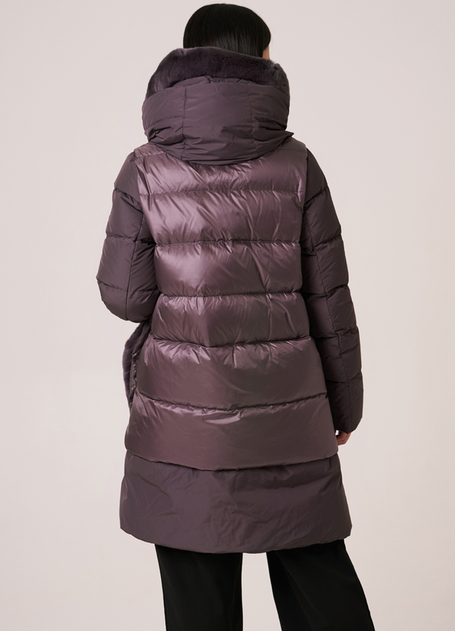 Зимний пуховик  DiegoM с капюшоном модель № Diego-M 704 в кредит