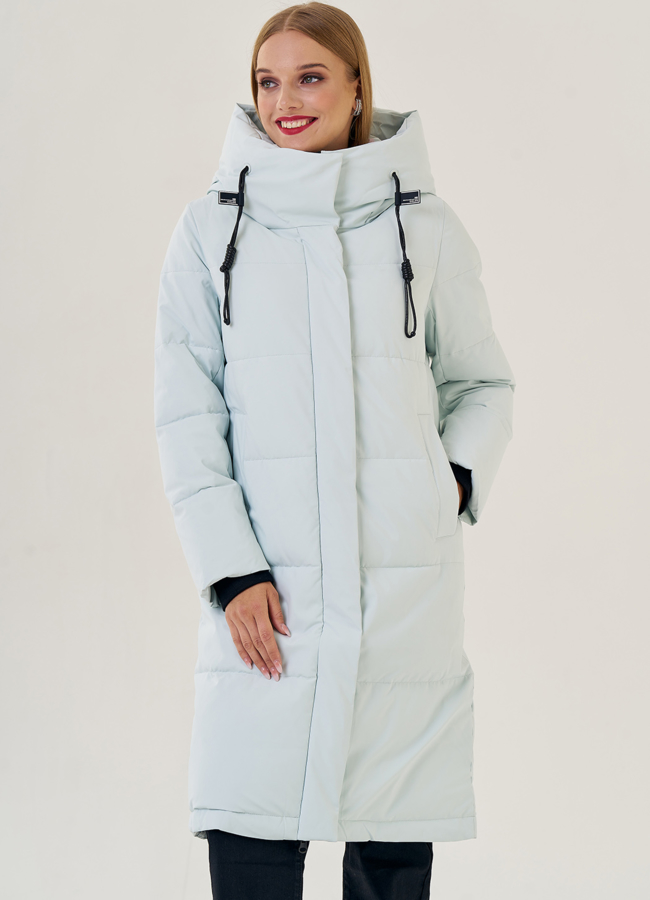 фото Пуховик женский с капюшоном  модель № 23315
