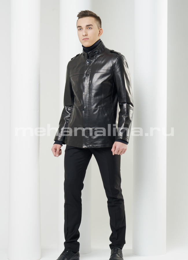 Куртка кожаная  модель № KP-133 в рассрочку