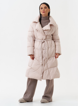 Женский пуховик с капюшоном 