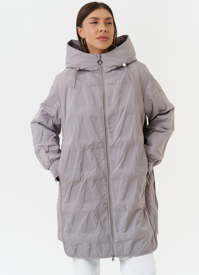 фото Женское стеганое пальто модель № 27881