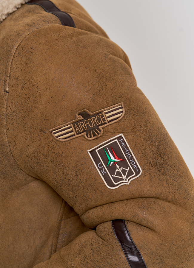 Дубленка пилот мужская  модель № DM-129 универмаг малина