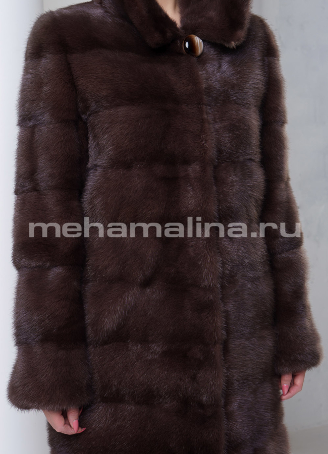 Шуба из норки модель № S-554 универмаг малина