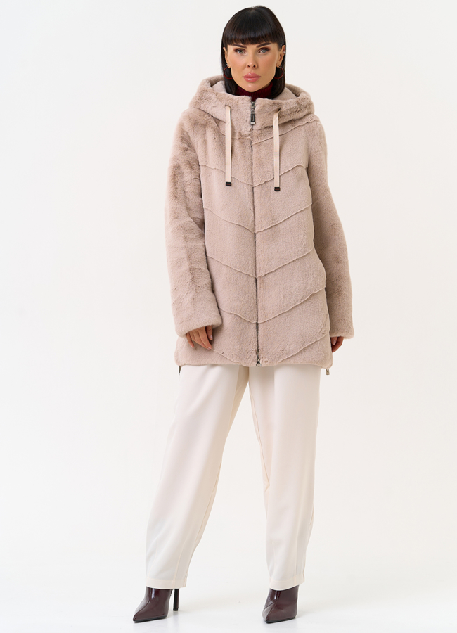 фото Женская шуба из эко меха с капюшоном модель № 31228 фото Женская шуба из эко меха с капюшоном модель № 31228