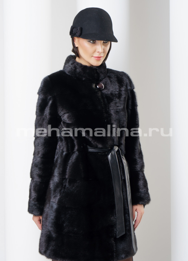 Норковая шуба модель № S-453 универмаг малина