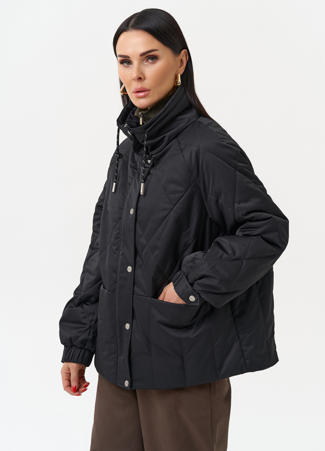 Женская утепленная куртка с воротником стойкой модель № 30035 универмаг малина