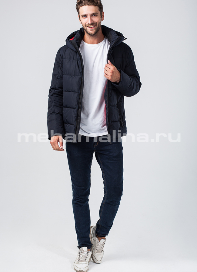 Пуховик зимний на биопухе модель № КМ-44 универмаг малина