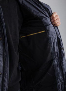 Пуховик мужской с капюшоном 