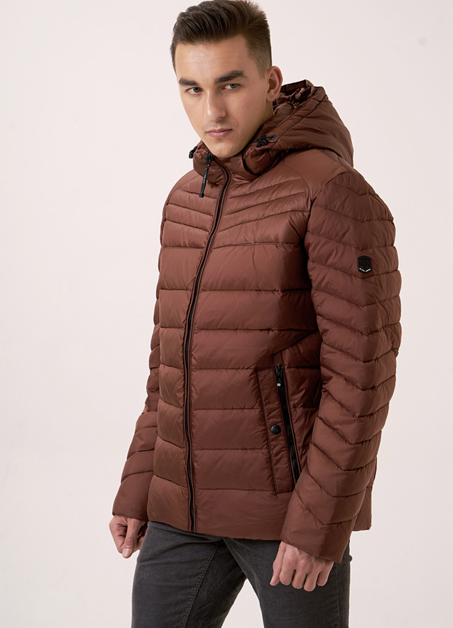 фото Мужская куртка со съемным капюшоном модель № 1685