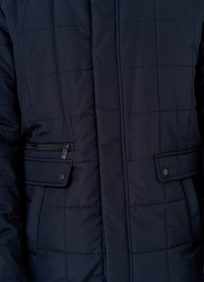 Куртка мужская утепленная синего цвета  модель № 22535 универмаг малина