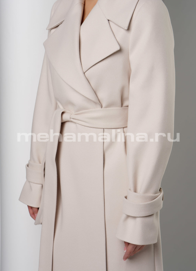 Женское пальто миди модель № 10878 универмаг малина