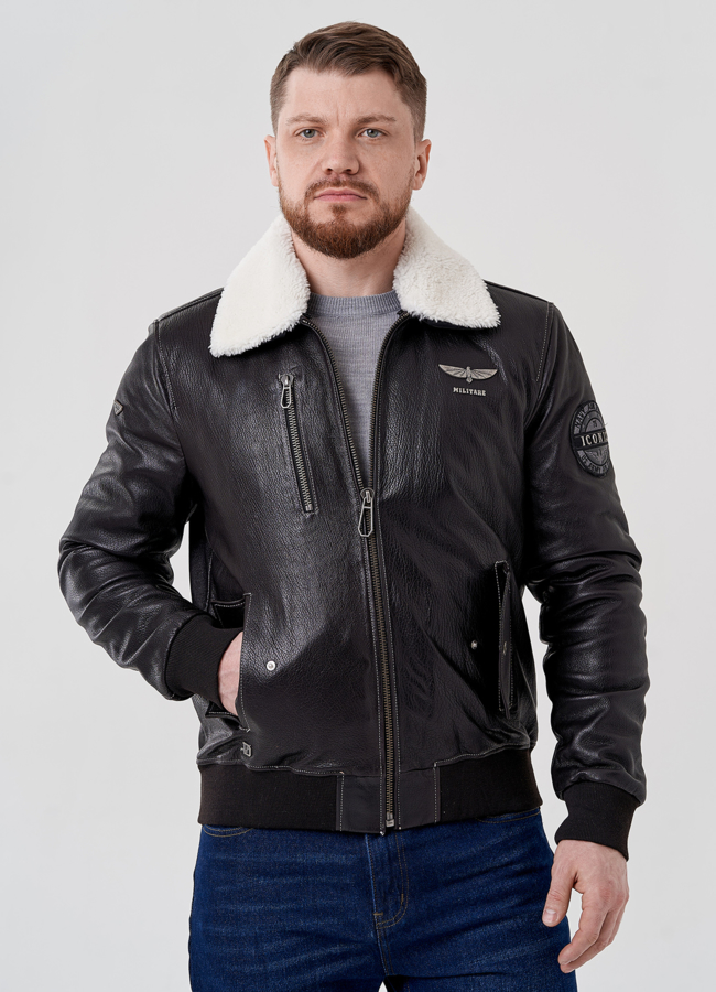 фото Мужская куртка- пилот  модель № 24390