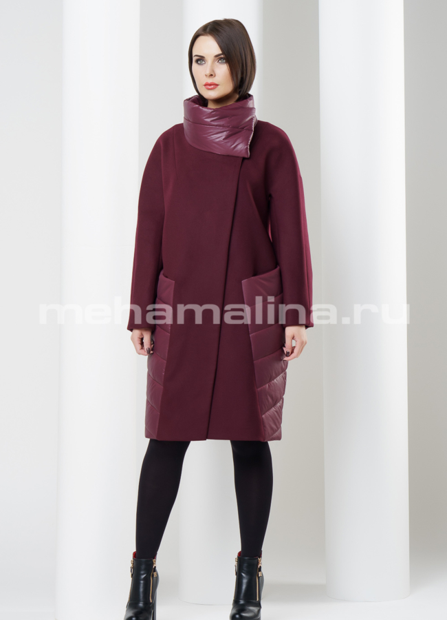 Пальто комбинированное  модель № BP-54 в рассрочку