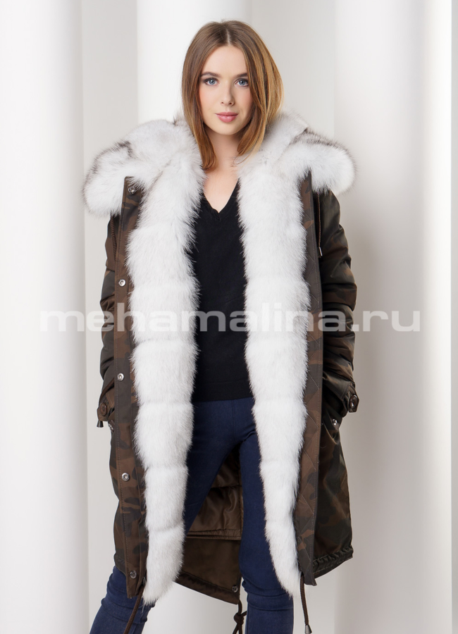Парка Malina siberian wear модель № П-286 меха малина
