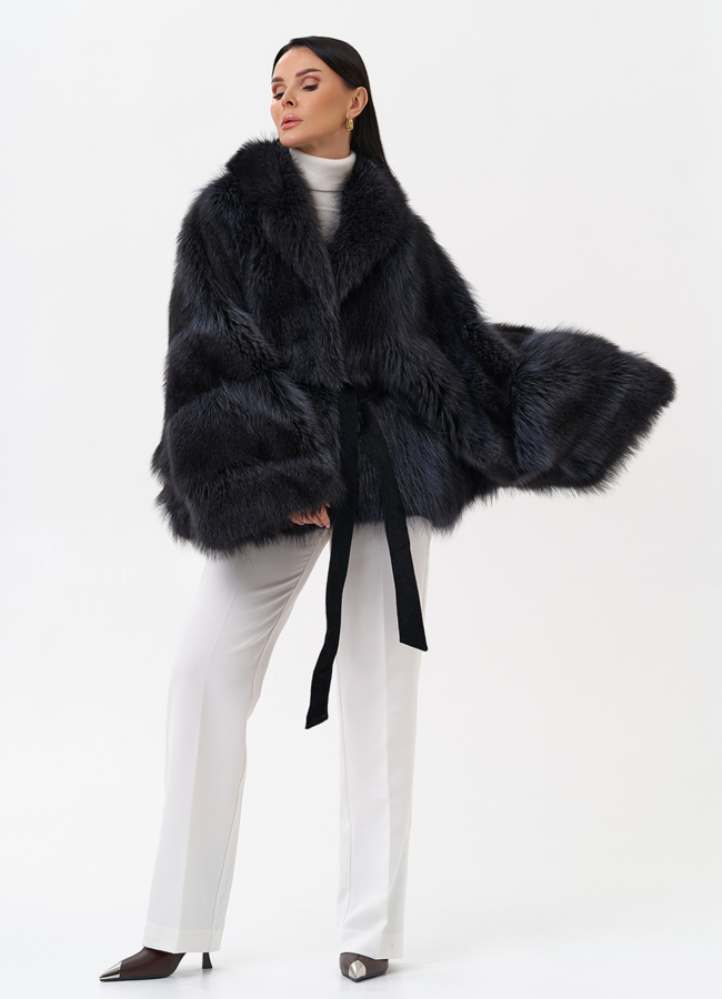 Куртка из меха енота модель № 29541 универмаг малина