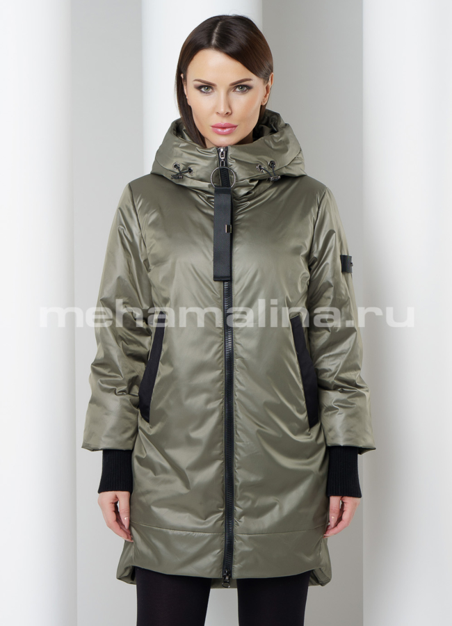 Куртка  модель № PK-61 меха малина