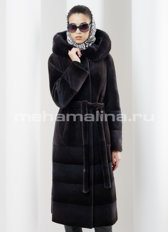 Шуба из нутрии модель № S-463 универмаг малина