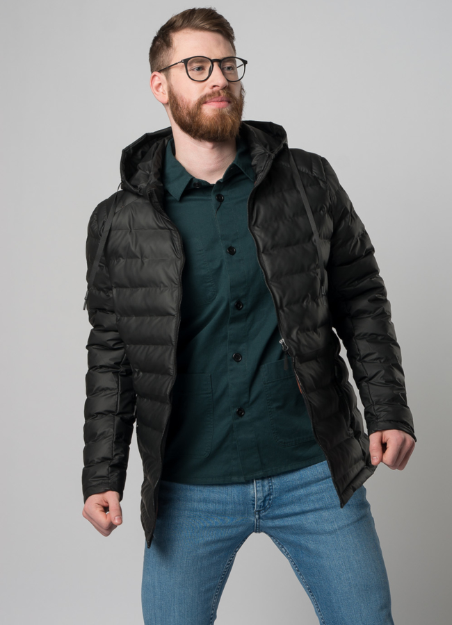 Мужская куртка со съемным капюшоном модель № EM22-39 универмаг малина