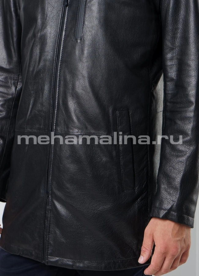 Кожаная куртка модель № KP-190 в рассрочку