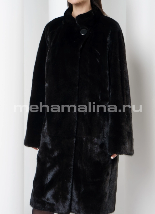 Норковая шуба  модель № S-708 универмаг малина