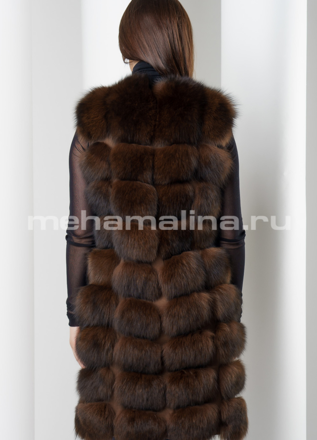 фото Удлиненный жилет модель № M-142