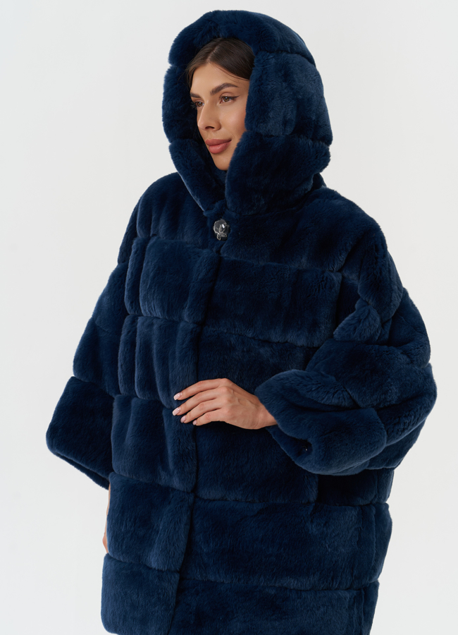 Женская шуба из меха кролика модель № 27841 в рассрочку