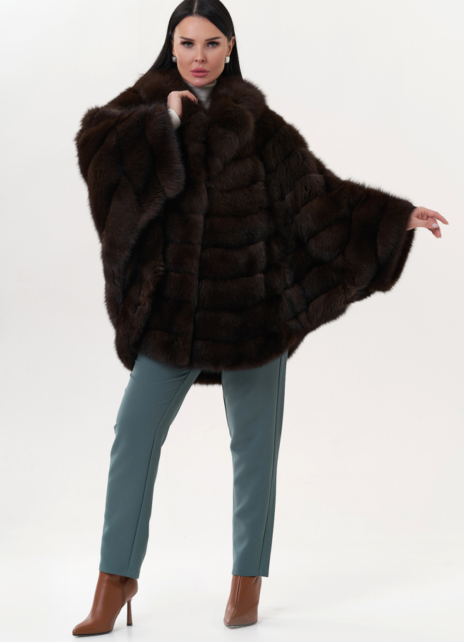 Шуба из куницы  модель № 26173 универмаг малина