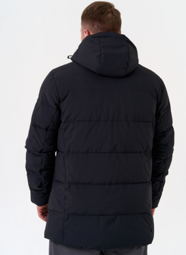 Мужской пуховик с капюшоном 