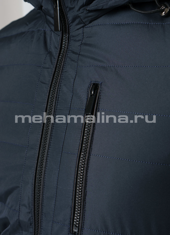Куртка на молнии со съемным капюшоном модель № 1912 в рассрочку