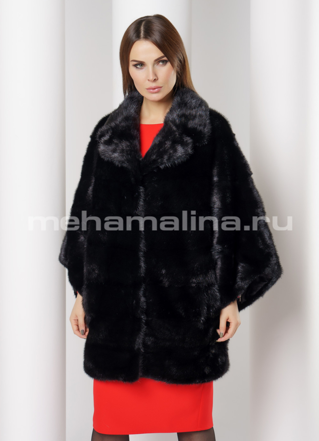 Норковая шуба модель № S-661 универмаг малина